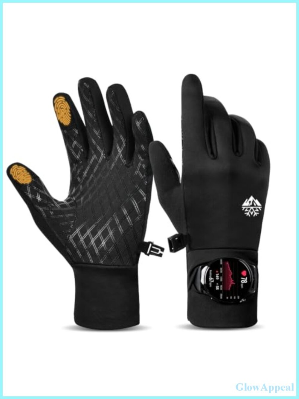Lightweight Running Gloves with Watch Window & Touchscreen - Unisex